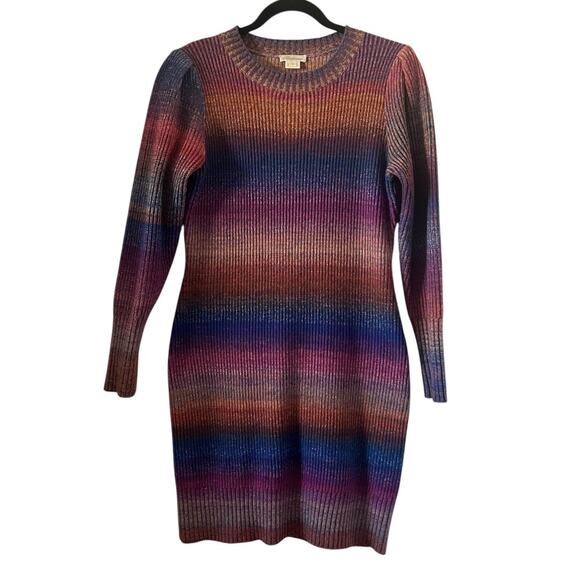 Shoshanna Ridley Ombre Ribbed Knit Sweater Dress Size S - Picture 2 of 9